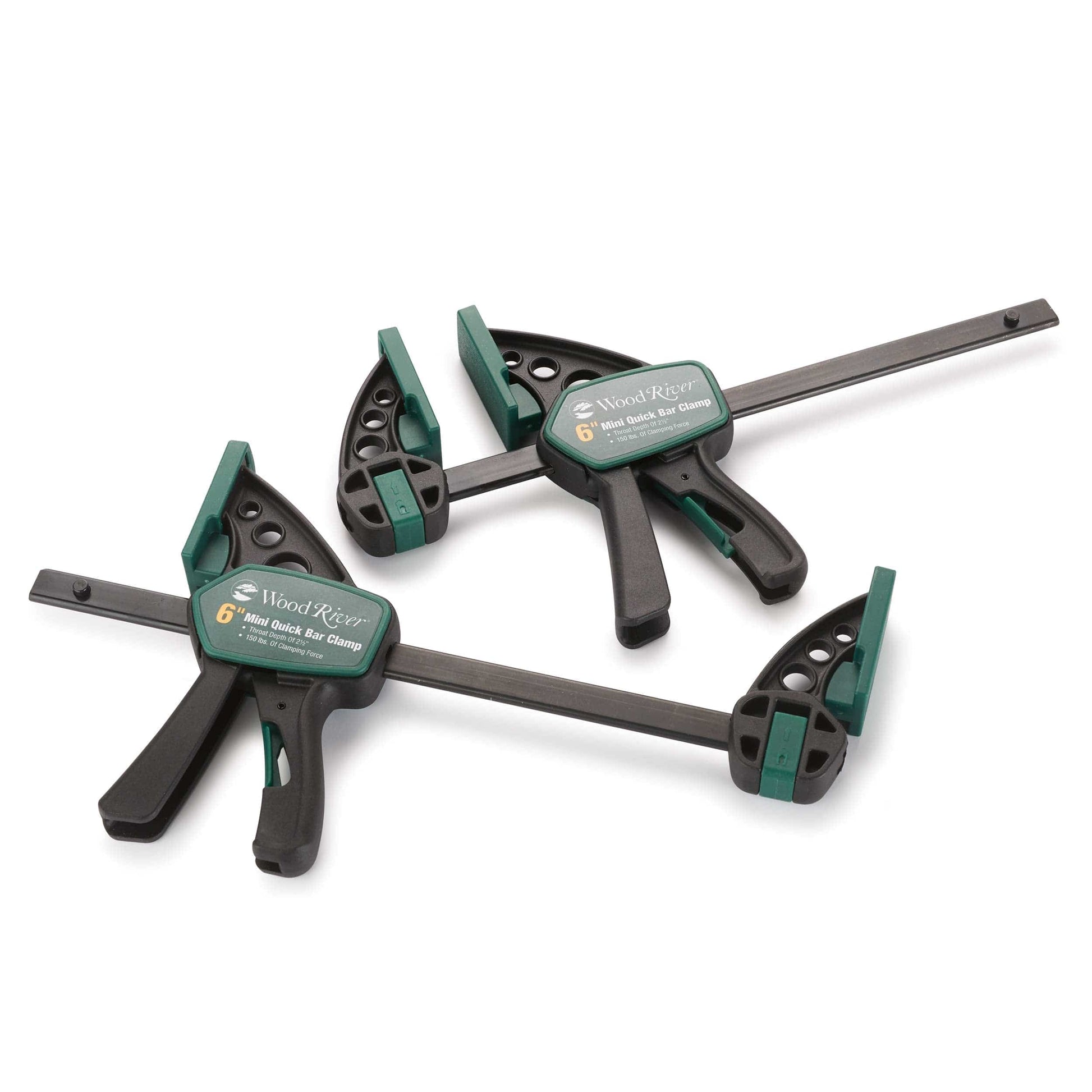 6" Mini Quick Bar Clamp - 2 Pack alt 0