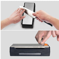 Dual Grit Diamond Whetstone - 8" x 3" - 325/1200 Grit alt 0