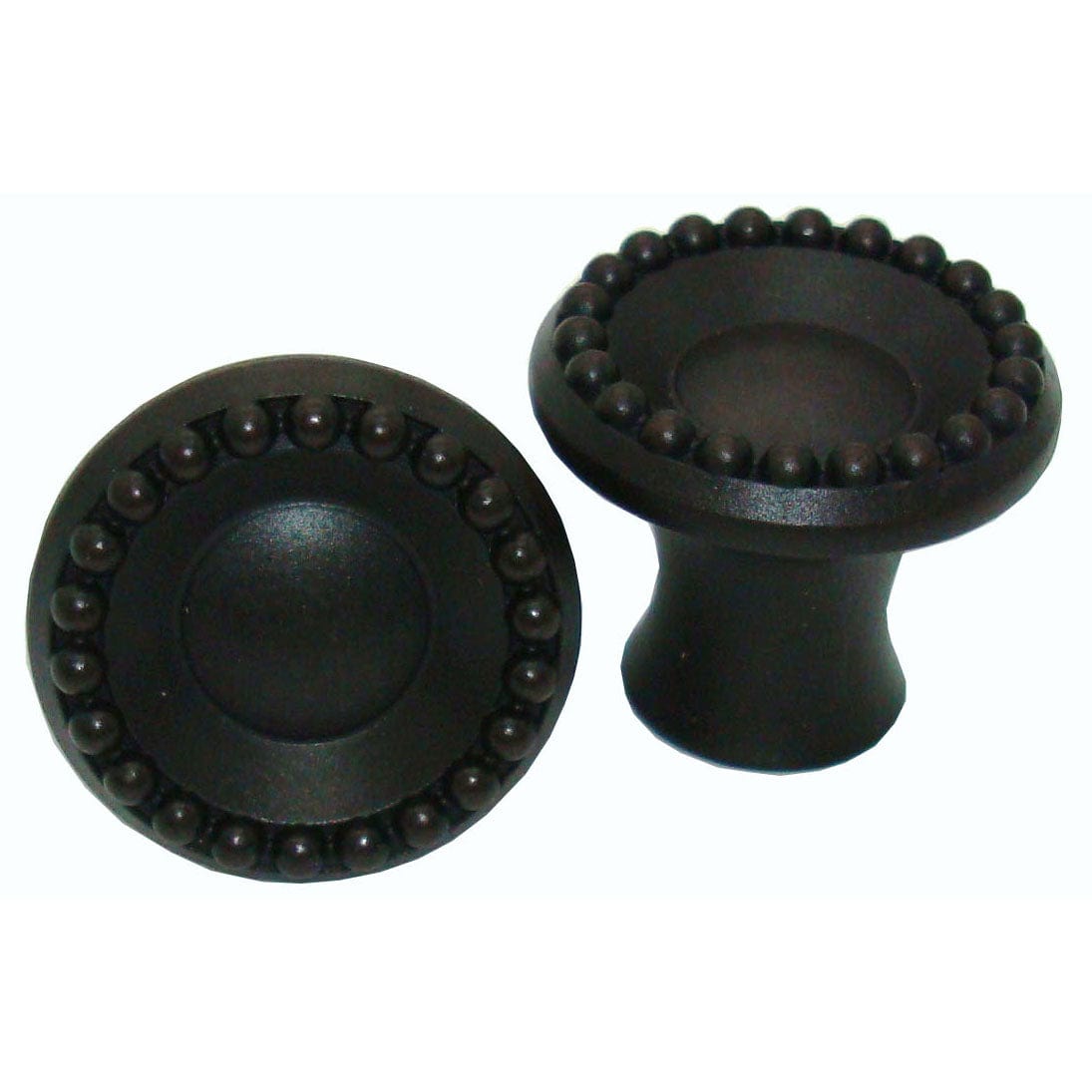 Beaded Elegance Knob, Oil Rubbed Bronze alt 0