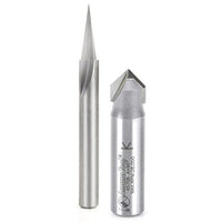 2-piece Signmaking Bit Setfor Axiom CNC Machine by Amana Tool alt 0