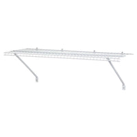 Wire Shelf Kit 48" W x 12" D, White alt 0