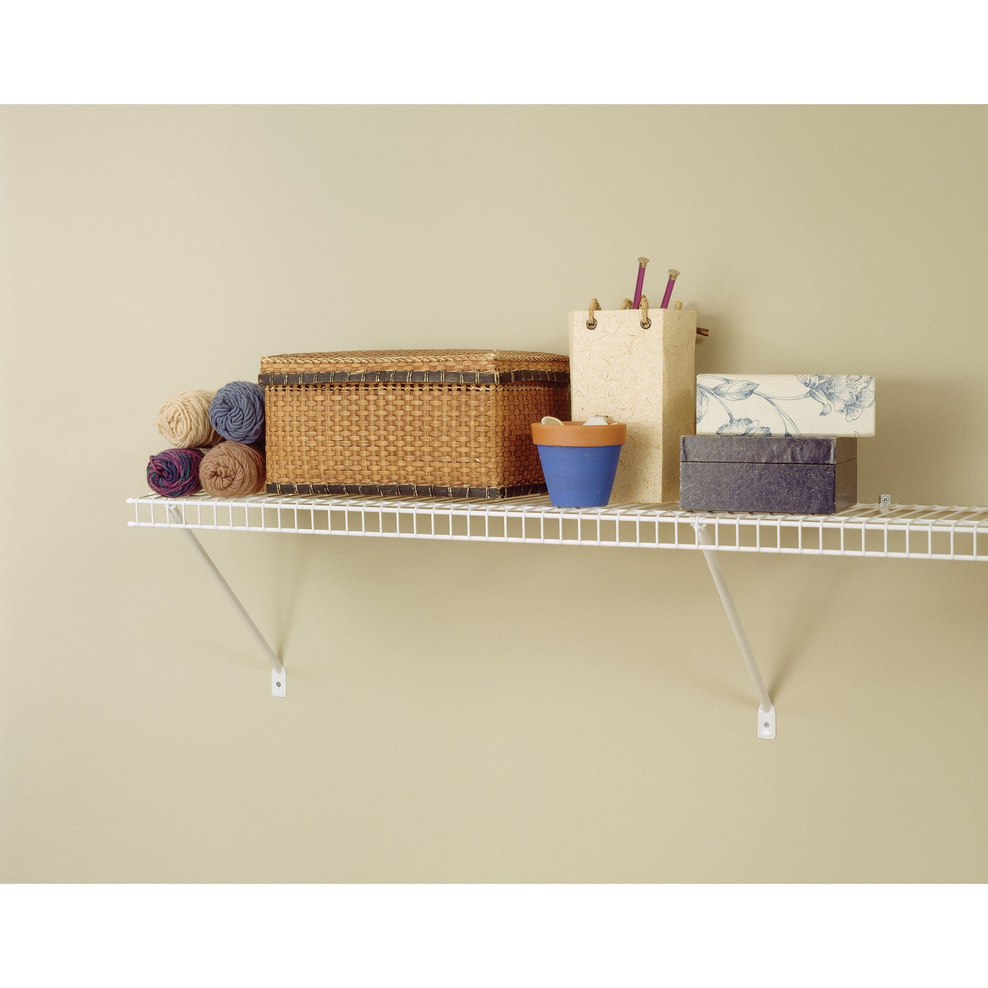 Wire Shelf Kit 72" W x 12" D, White