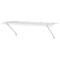 Wire Shelf Kit 72" W x 16" D, White alt 0