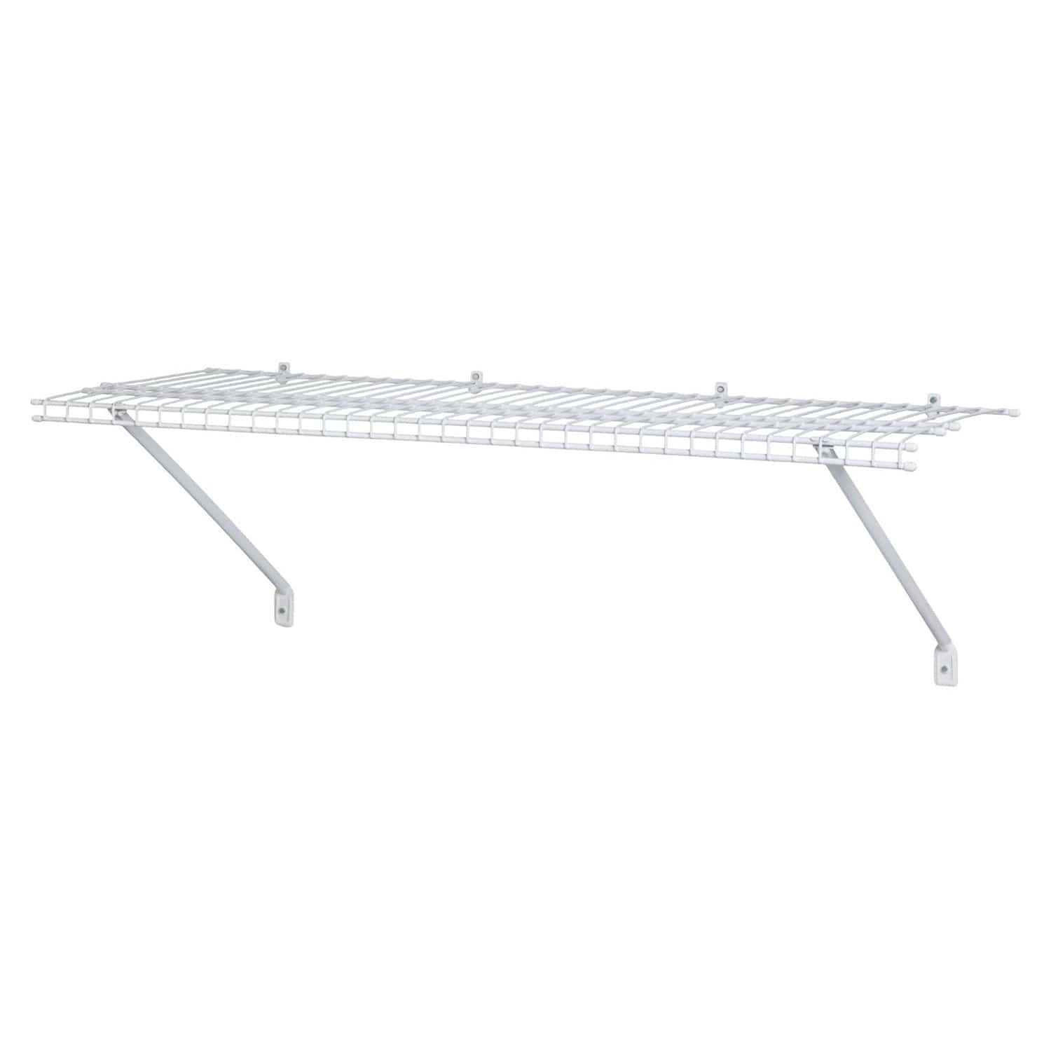Wire Shelf Kit 72" W x 16" D, White alt 0