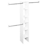 SuiteSymphony 12" W Starter Closet Tower Kit, Pure White alt 0