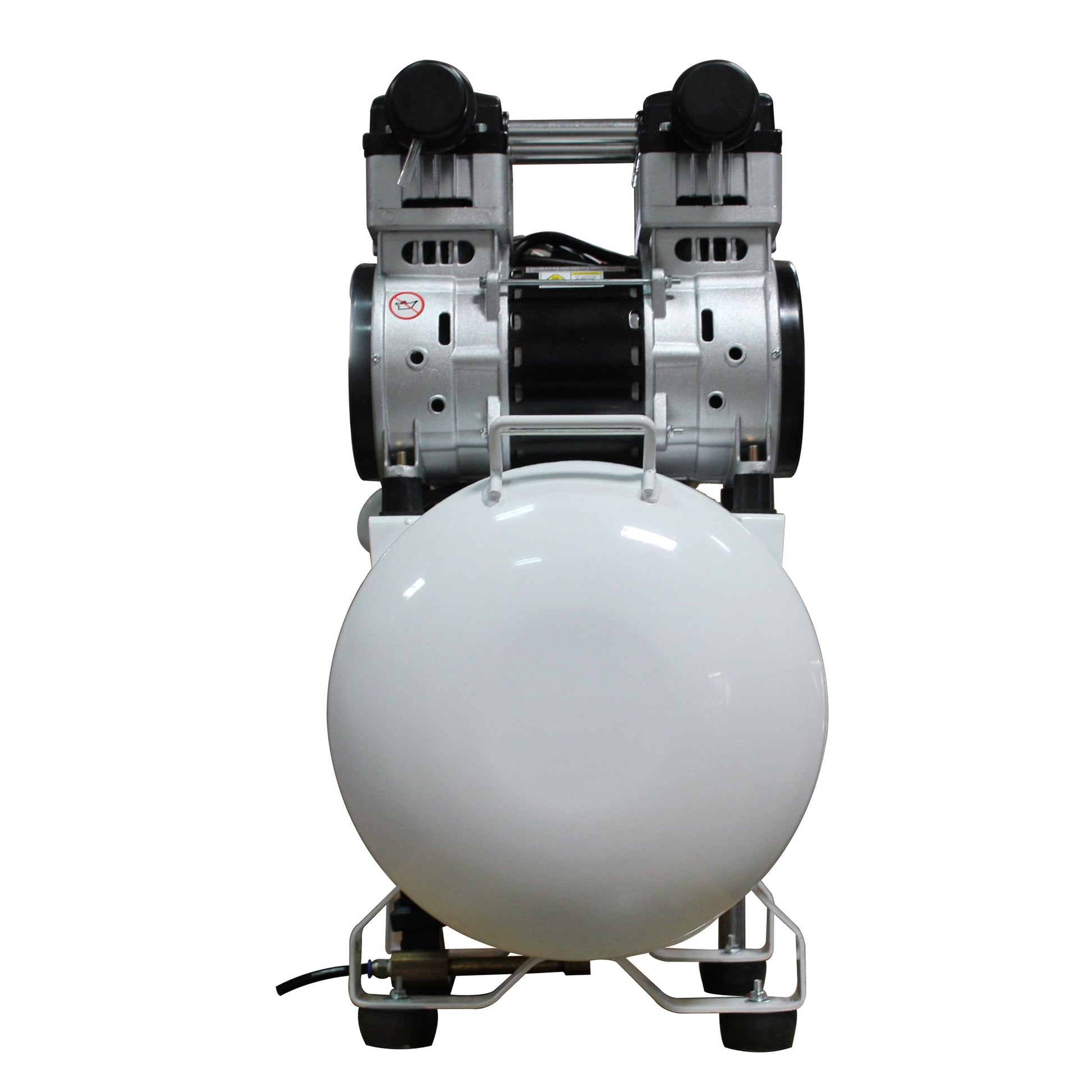 2HP 220V 10 Gallon Oil-Free Steel Tank Air Compressor with Auto Drain Valve alt 0