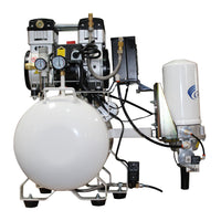 2HP 10 Gallon Oil-Free Steel Tank Air Compressor with Air Drying System alt 0