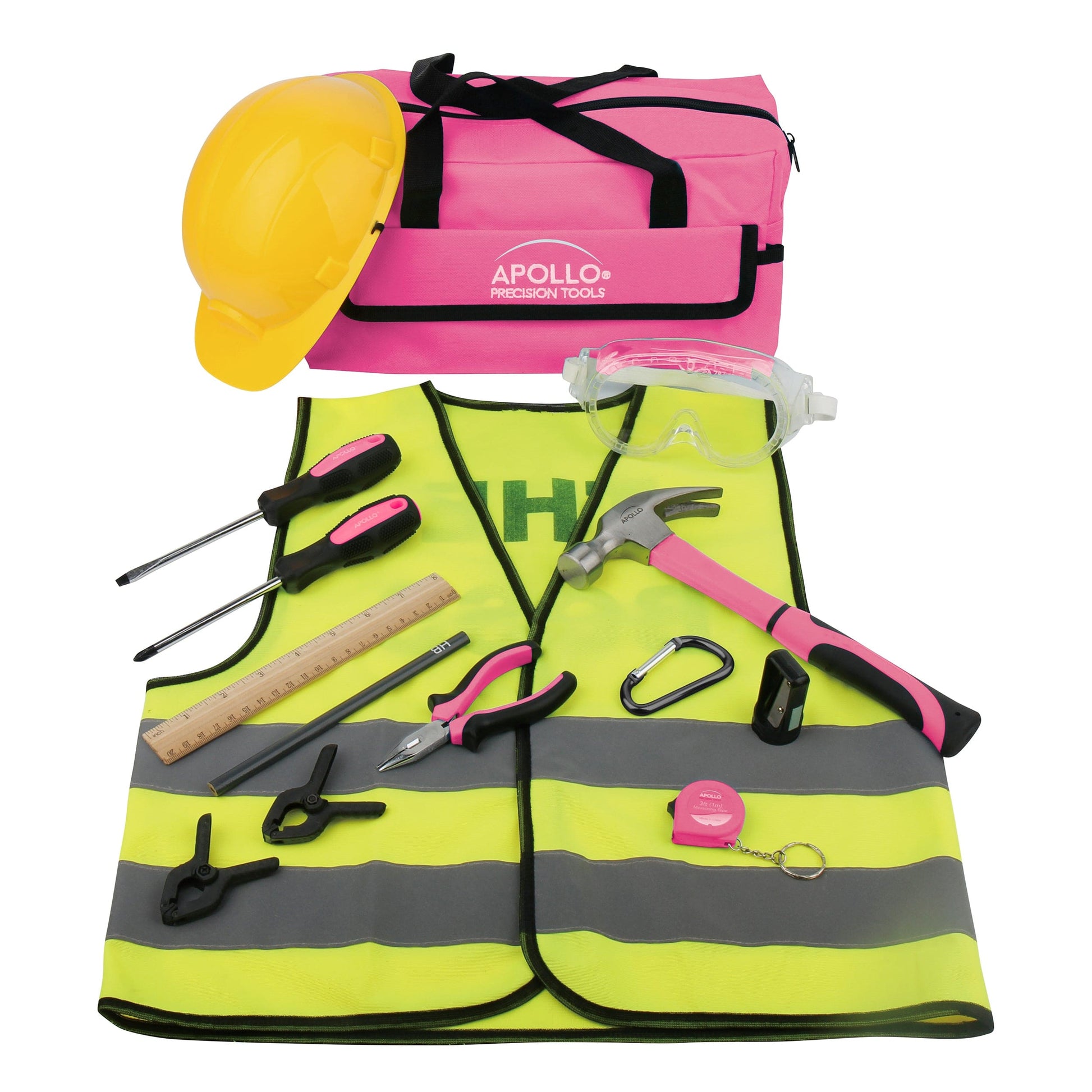 My First Tool Kit, 14 Piece - Pink alt 0