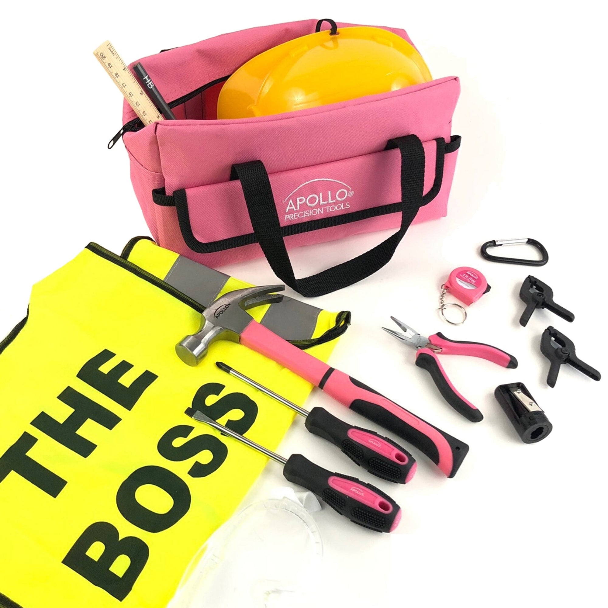 My First Tool Kit, 14 Piece - Pink alt 0