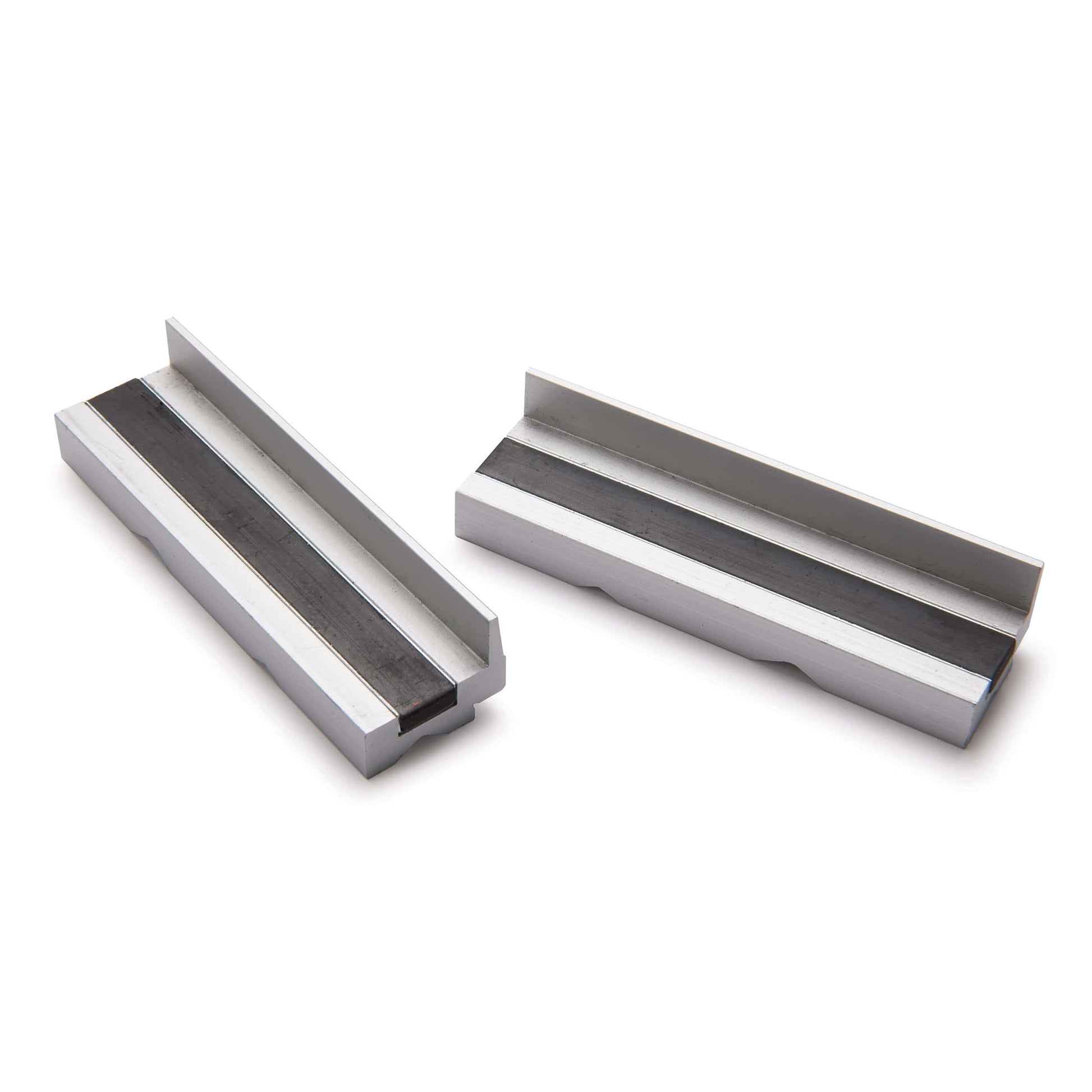 4" Aluminum Prismatic Vise Jaws - Pair alt 0