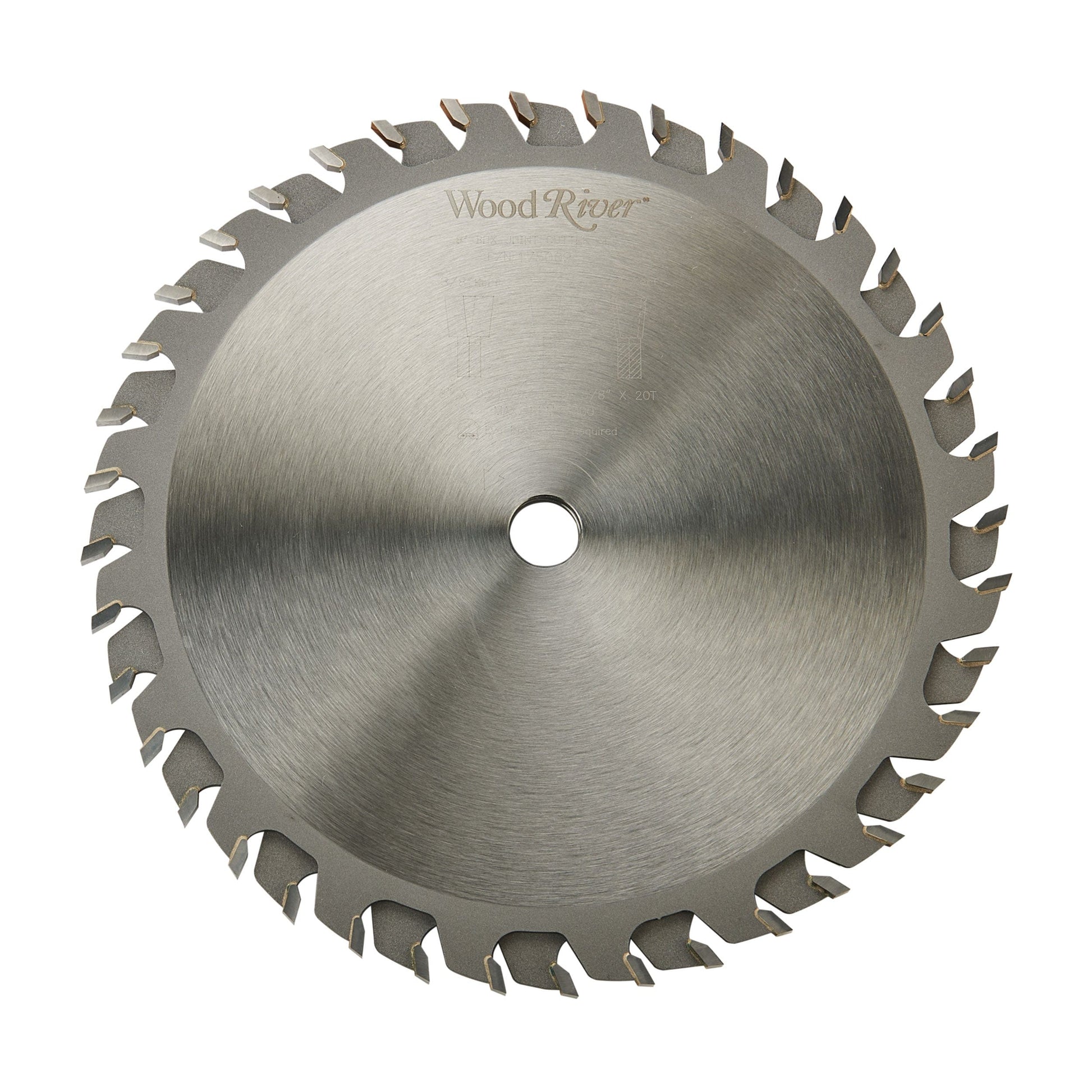 Box Joint Blade Set - 8" x 5/8" Bore x 20T - FTG alt 0