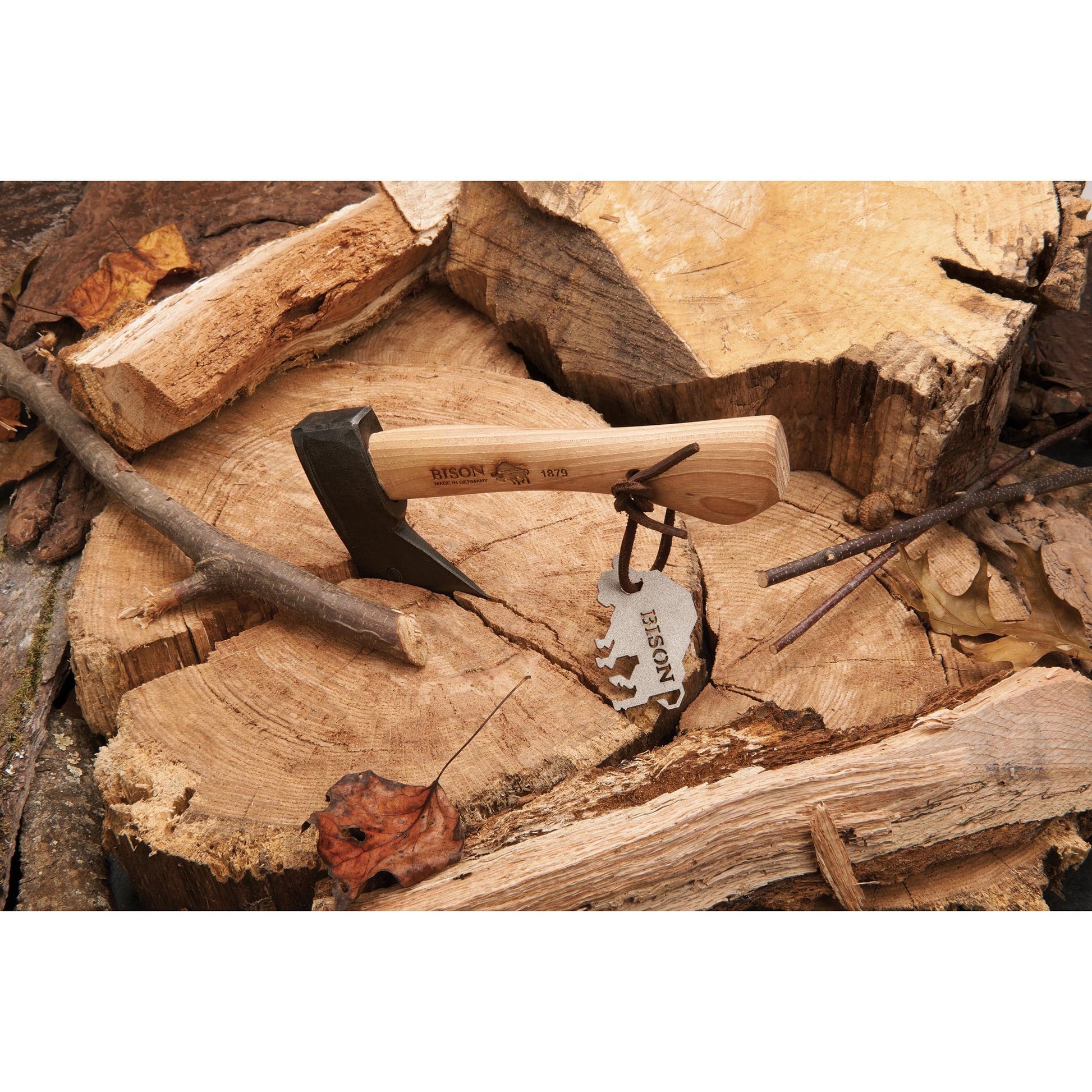 Trekking Hatchet with Leather Sheath - 9.44" OL alt 10