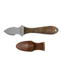 Tide - Maple Burl Oyster Knife, Stainless Steel alt 0