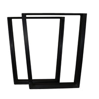 "V" Slab Legs 28" High Black Pair alt 0