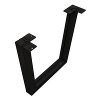 "V" Slab Legs 15" High Black Pair alt 0