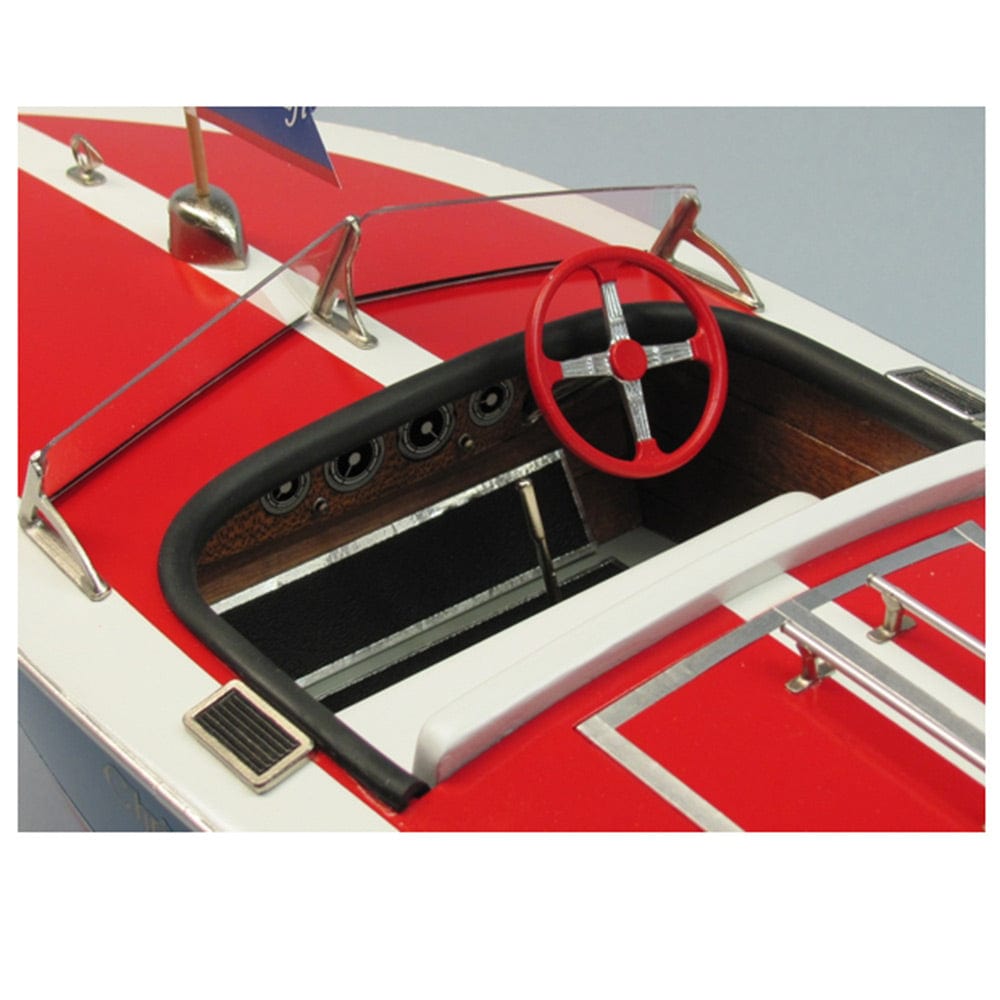 1938 Chris-Craft 16' Painted Racer Boat Model Kit alt 0