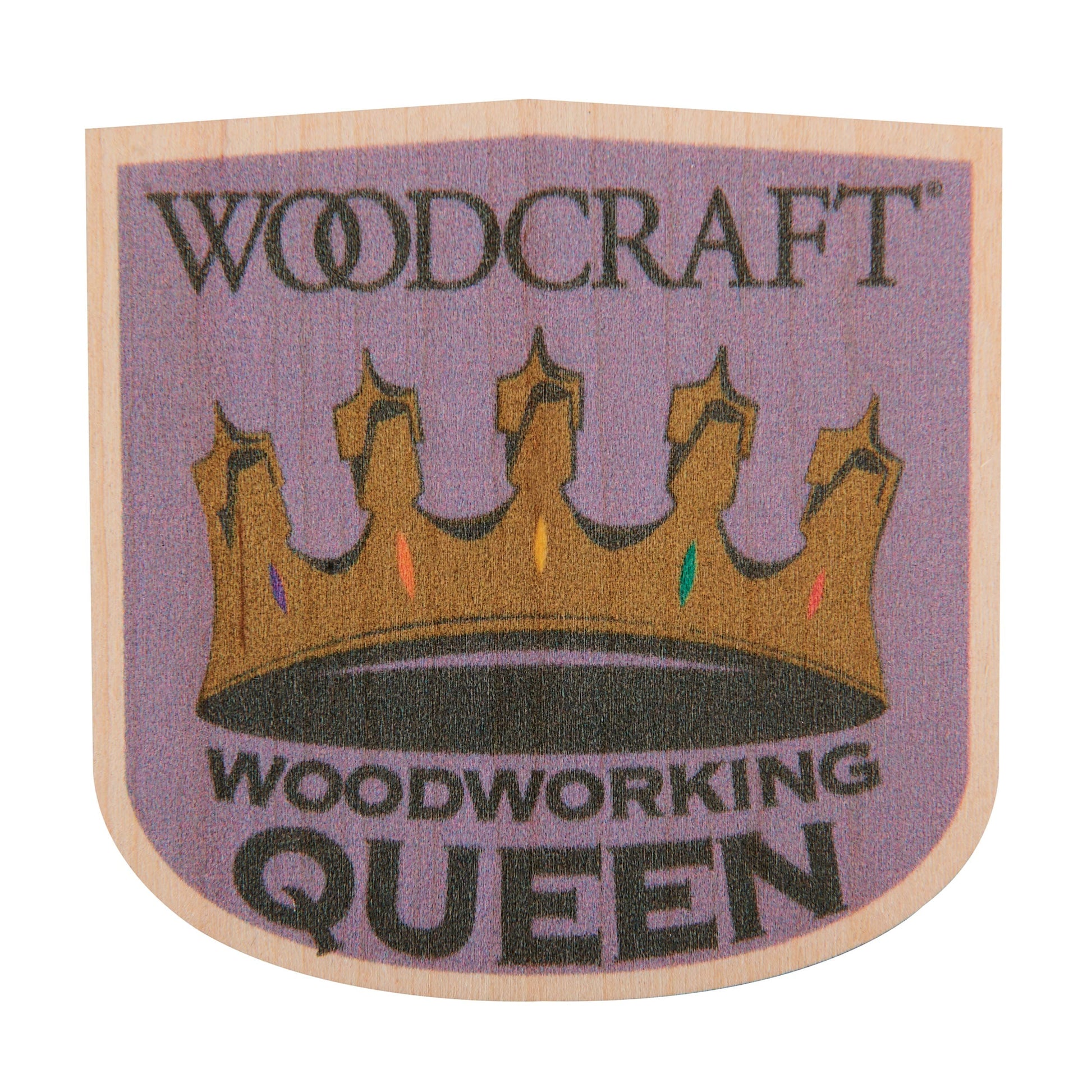Woodworking Queen Maple Sticker alt 0