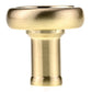 Eclectic Knob, 1-13/32" D, Satin Brass alt 0
