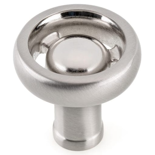 Eclectic Knob, 1-13/32" D, Brushed Nickel alt 0