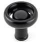 Eclectic Knob, 1-13/32" D, Matte Black alt 0