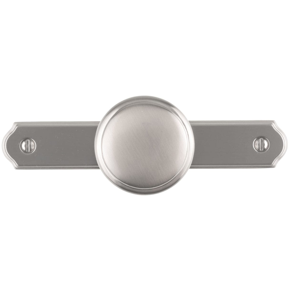 Transitional Knob, 1-9/16" D, Brushed Nickel alt 0