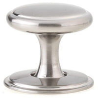 Transitional Knob, 1-9/16" D, Brushed Nickel alt 0