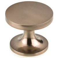 Contemporary Knob, 1-23/32" D, Champagne Bronze alt 0