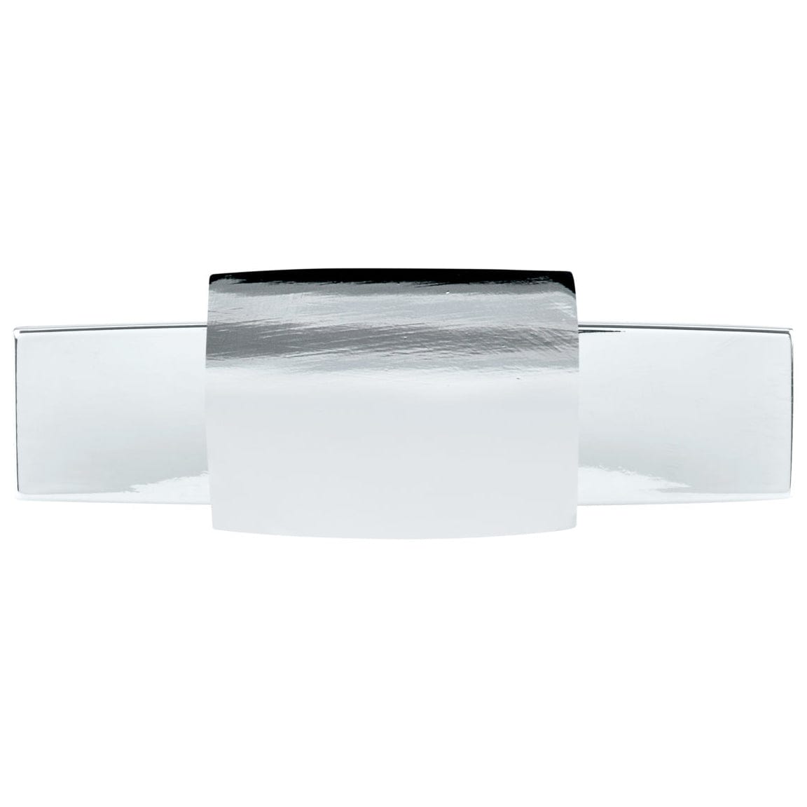 Contemporary Knob, 3-17/32" x 1-7/32", Chrome alt 0
