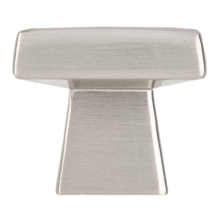 Contemporary Knob, 1-5/32" x 1-5/32", Brushed Nickel alt 0