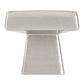 Contemporary Knob, 1-5/32" x 1-5/32", Brushed Nickel alt 0
