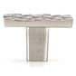 Contemporary Knob, 1-1/4" x 1-1/4", Brushed Nickel alt 0