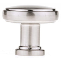 Contemporary Knob, 1-11/32" D, Brushed Nickel alt 0