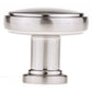 Contemporary Knob, 1-11/32" D, Brushed Nickel alt 0