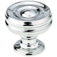 Contemporary Knob, 1-3/8" D, Chrome alt 0