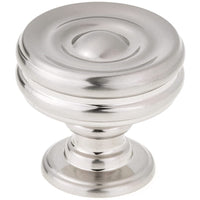 Contemporary Knob, 1-3/8" D, Brushed Nickel alt 0