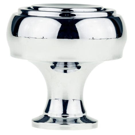 Contemporary Knob, 1-5/16" D, Chrome alt 0