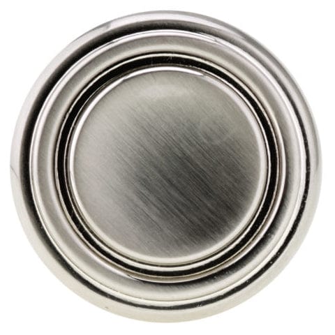 Contemporary Knob, 1-5/16" D, Brushed Nickel alt 0