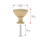 Contemporary Knob, 1-5/16" D, Champagne Bronze