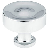 Traditional Knob, 1-3/8" D, Chrome alt 0