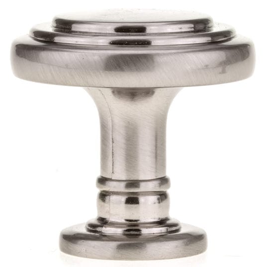 Traditional Knob, 1-5/16" D, Brushed Nickel alt 0