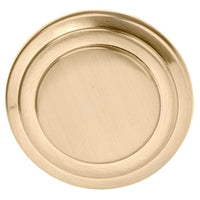 Traditional Knob, 1-5/16" D, Champagne Bronze alt 0