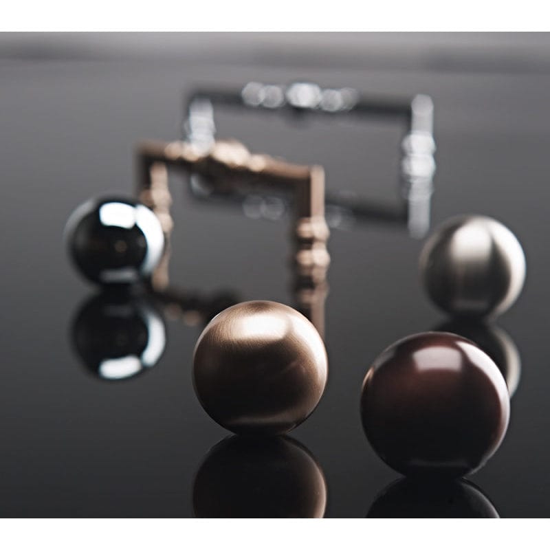 Traditional Knob, 1-9/16" D, Chrome alt 0