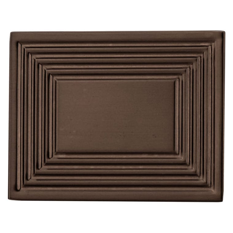 Transitional Knob, 1-25/32" x 1-3/8", Honey Bronze alt 0