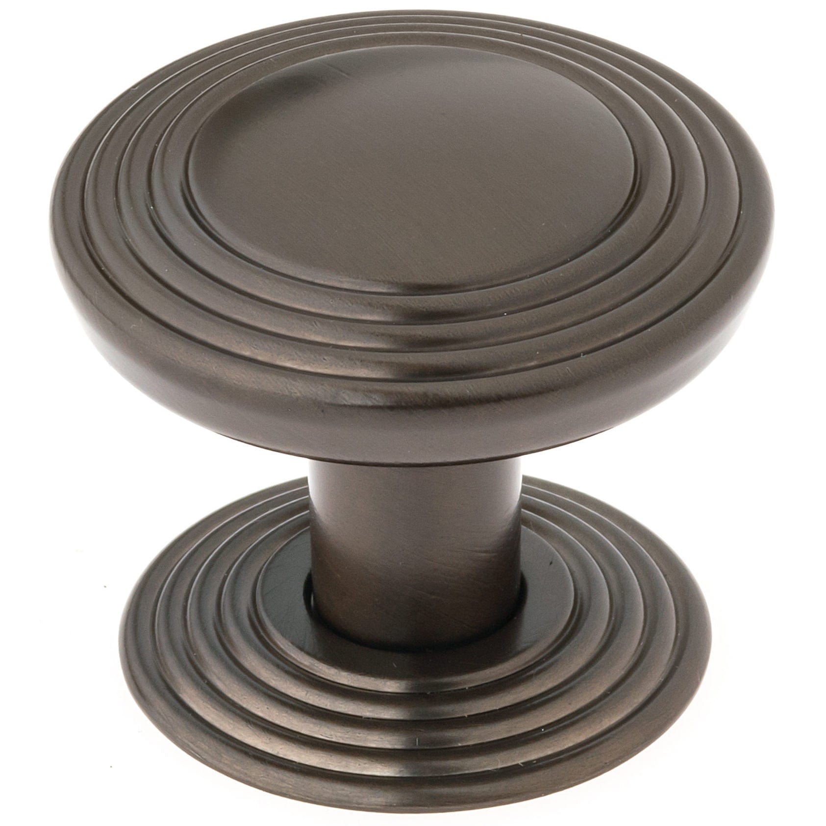 Transitional Knob, 1-1/4" D, Honey Bronze alt 0