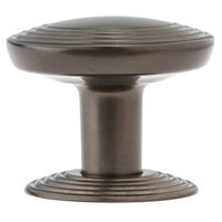 Transitional Knob, 1-1/4" D, Honey Bronze alt 0