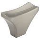Transitional Knob, 1-9/16" x 9/16", Brushed Nickel alt 0