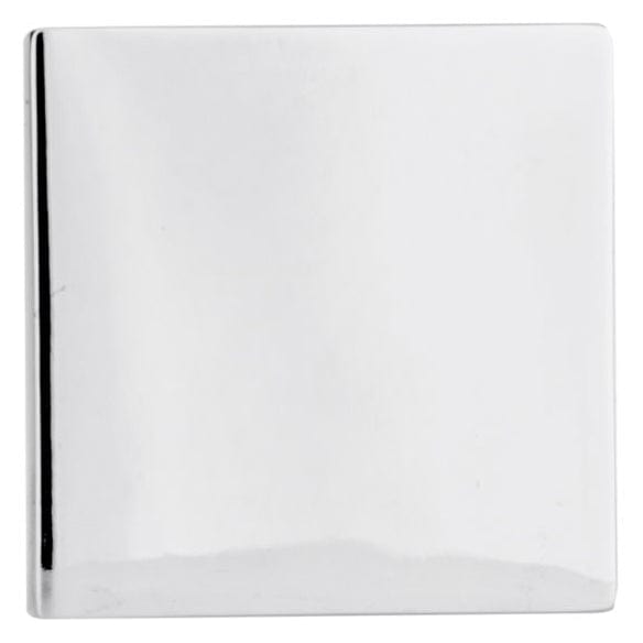 Contemporary Knob, 1-21/32" x 1-21/32", Polished Nickel alt 0