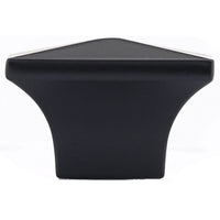 Contemporary Knob, 1-1/4" x 1-1/4", Matte Black alt 0