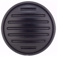 Contemporary Knob, 1-3/16" D, Matte Black alt 0