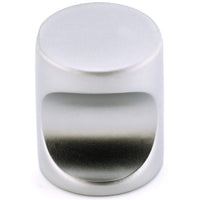 Contemporary Knob, 13/16" D, Matte Chrome alt 0